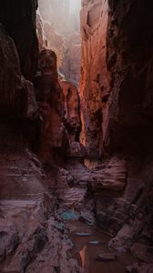 Preview wallpaper rocks, canyon, gorge, brown