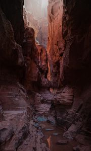 Preview wallpaper rocks, canyon, gorge, brown