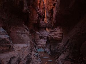 Preview wallpaper rocks, canyon, gorge, brown