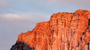Preview wallpaper rocks, canyon, landscape, nature, twilight