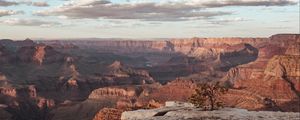 Preview wallpaper rocks, canyon, mountains, clouds, landscape