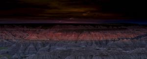 Preview wallpaper rocks, canyon, relief, dark