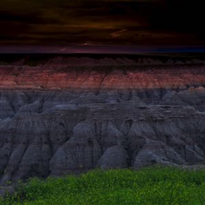 Preview wallpaper rocks, canyon, relief, dark