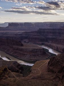 Preview wallpaper rocks, canyons, stones, river