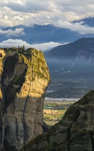 Preview wallpaper rocks, cliff, relief, mountains, valley