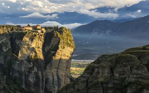 Preview wallpaper rocks, cliff, relief, mountains, valley