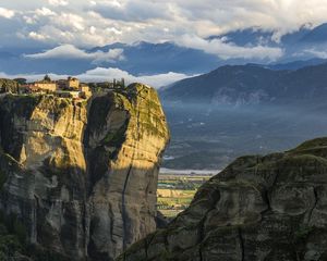 Preview wallpaper rocks, cliff, relief, mountains, valley