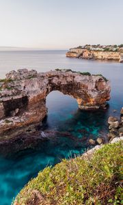 Preview wallpaper rocks, cliff, sea, landscape, nature