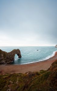 Preview wallpaper rocks, coast, arch, sea