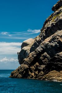 Preview wallpaper rocks, coast, sea, horizon