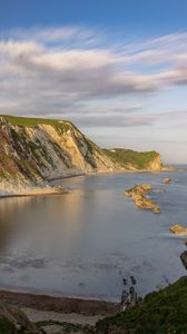 Preview wallpaper rocks, coast, sea, bay, nature