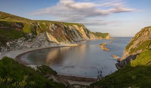 Preview wallpaper rocks, coast, sea, bay, nature
