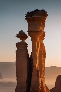 Preview wallpaper rocks, desert, sand, dunes