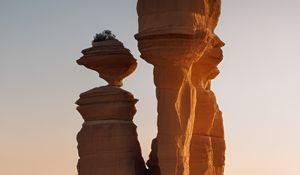 Preview wallpaper rocks, desert, sand, dunes