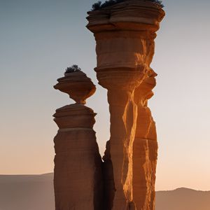 Preview wallpaper rocks, desert, sand, dunes