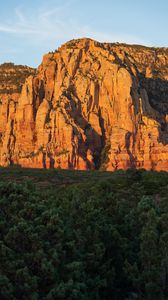 Preview wallpaper rocks, forest, trees, landscape