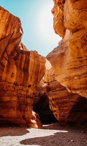 Preview wallpaper rocks, gorge, mountains, canyon, cave