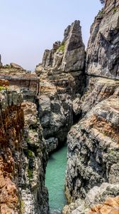 Preview wallpaper rocks, gorge, river