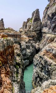 Preview wallpaper rocks, gorge, river