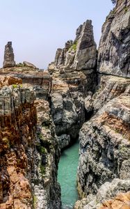 Preview wallpaper rocks, gorge, river