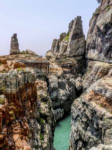 Preview wallpaper rocks, gorge, river