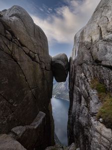 Preview wallpaper rocks, gorge, stone, nature, landscape