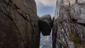 Preview wallpaper rocks, gorge, stone, nature, landscape