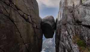 Preview wallpaper rocks, gorge, stone, nature, landscape