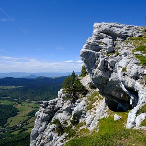 Preview wallpaper rocks, greenery, landscape, nature