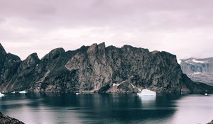 Preview wallpaper rocks, lake, landscape, shore, stone