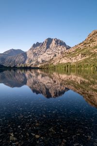 Preview wallpaper rocks, lake, reflection, nature
