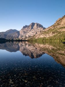 Preview wallpaper rocks, lake, reflection, nature