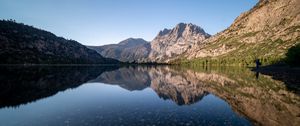 Preview wallpaper rocks, lake, reflection, nature