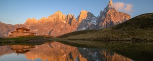 Preview wallpaper rocks, lake, reflection, landscape