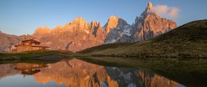 Preview wallpaper rocks, lake, reflection, landscape