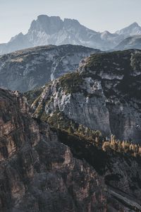 Preview wallpaper rocks, mountains, distance, peaks