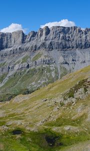 Preview wallpaper rocks, mountains, landscape, slope, nature