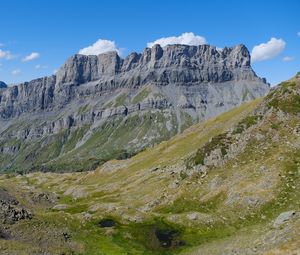 Preview wallpaper rocks, mountains, landscape, slope, nature