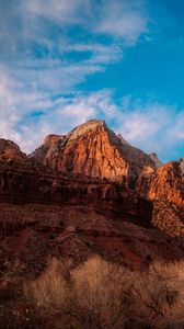 Preview wallpaper rocks, mountains, landscape, nature, slope