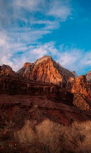 Preview wallpaper rocks, mountains, landscape, nature, slope