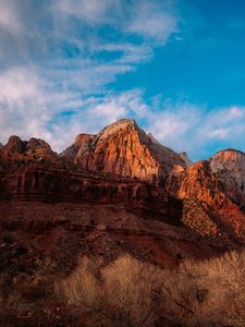 Preview wallpaper rocks, mountains, landscape, nature, slope
