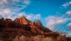 Preview wallpaper rocks, mountains, landscape, nature, slope