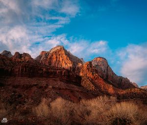 Preview wallpaper rocks, mountains, landscape, nature, slope
