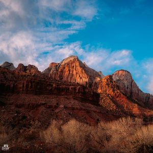 Preview wallpaper rocks, mountains, landscape, nature, slope