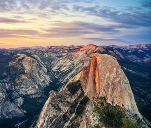 Preview wallpaper rocks, mountains, peaks, valley, relief