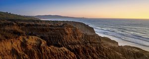 Preview wallpaper rocks, mountains, relief, landscape, sea