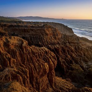 Preview wallpaper rocks, mountains, relief, landscape, sea