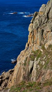 Preview wallpaper rocks, mountains, sea, cliff, stone