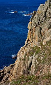Preview wallpaper rocks, mountains, sea, cliff, stone