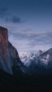 Preview wallpaper rocks, mountains, sky, landscape